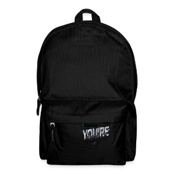 Plage Noël bande dessinée citation bodybuilder barbe Dork - Sac à dos - noir - Devant