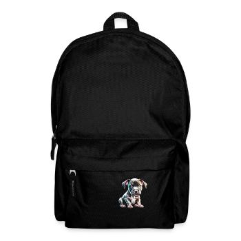 Staffordshire Bullterrier Hund Hunde Hundebesitzer - Rucksack - Schwarz - Vorne