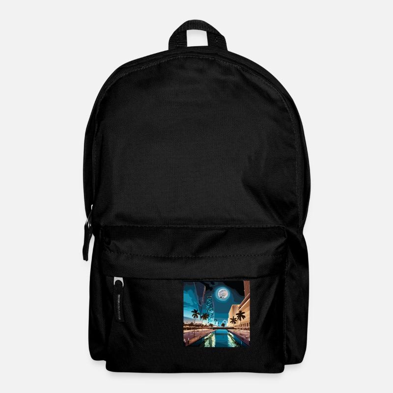 GTA 6 Moonlight in Miami (Miami Collection) - Rucksack - Schwarz