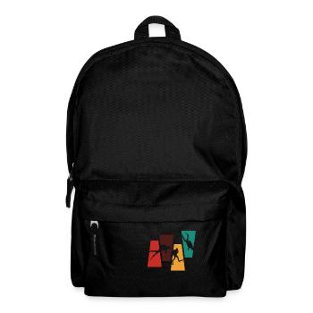 Plongée sous-marine rétro vintage - idée cadeau - Sac à dos - noir - Devant