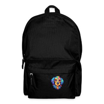 Sabueso Español Chien Race Cartoon Kawaii Illustrat - Sac à dos - noir - Devant