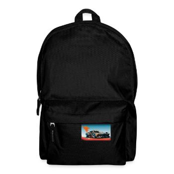 Colorful Racecar - Rucksack - Schwarz - Vorne