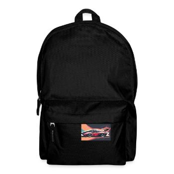 Sunset Racecar - Backpack - black - Front