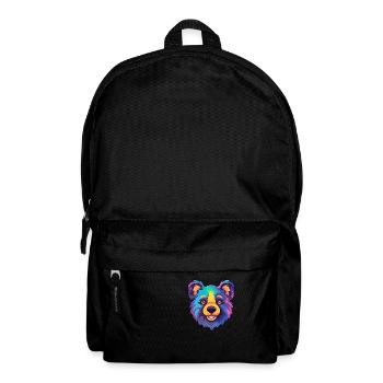 Tahltan Bear Dog Breed Cartoon Kawaii Illustration - Backpack - black - Front