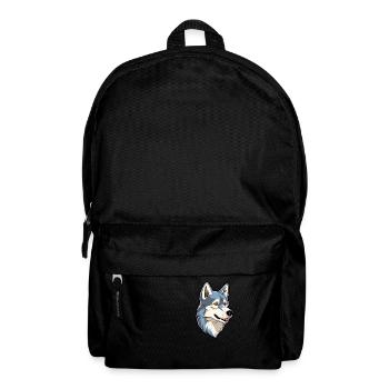 Sibérie occidentale Laika chien race Cartoon Kawaii Illus - Sac à dos - noir - Devant