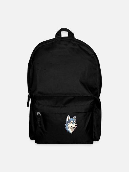 Westsibirische Laika-Hunderasse Karikatur Kawaii Abb. - Rucksack - Schwarz