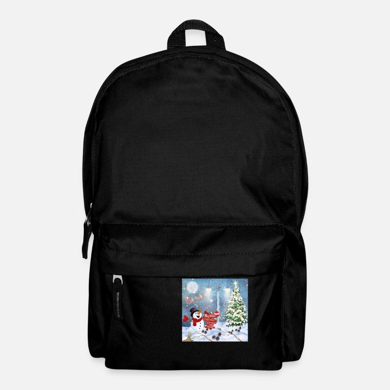 Frohe Weihnachten - Rucksack - Schwarz