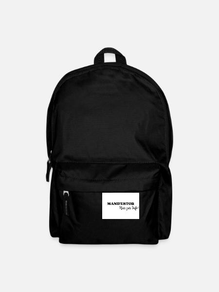 Human Design Energietyp Strategie Manifestor - Rucksack - Schwarz