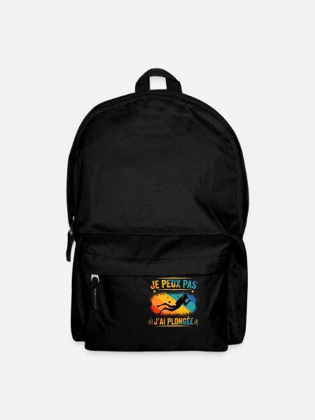 J'peux pas j'ai plongée - Sac à dos - noir