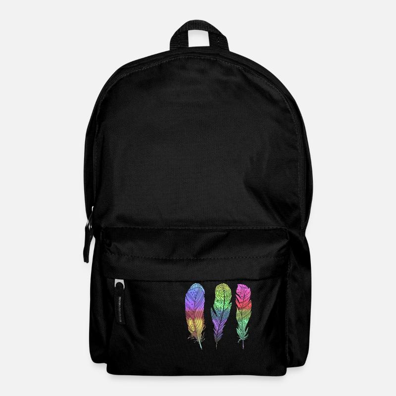 Feder - Rucksack - Schwarz