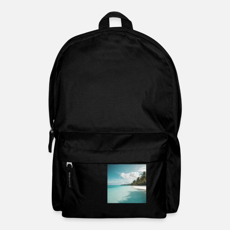 Tropisches Paradies - Rucksack - Schwarz