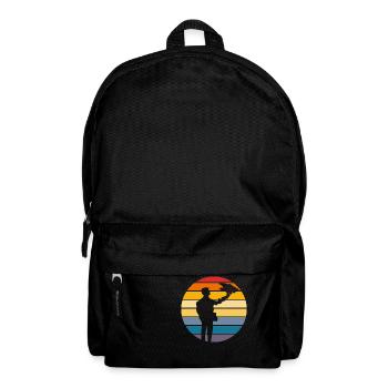 Falknerei Ornithologie Geschenk - Rucksack - Schwarz - Vorne