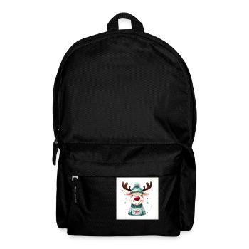 Verspielte und Frohe Weihnachten - Rucksack - Schwarz - Vorne