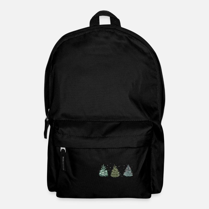 Weihnachtsbaum - Rucksack - Schwarz