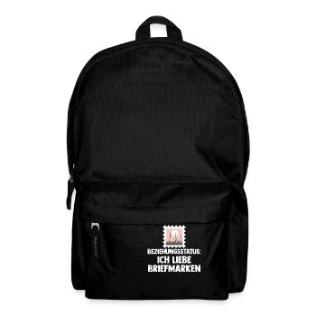 Philatelie Briefmarkensammlung Briefmarkensammler - Rucksack - Schwarz - Vorne