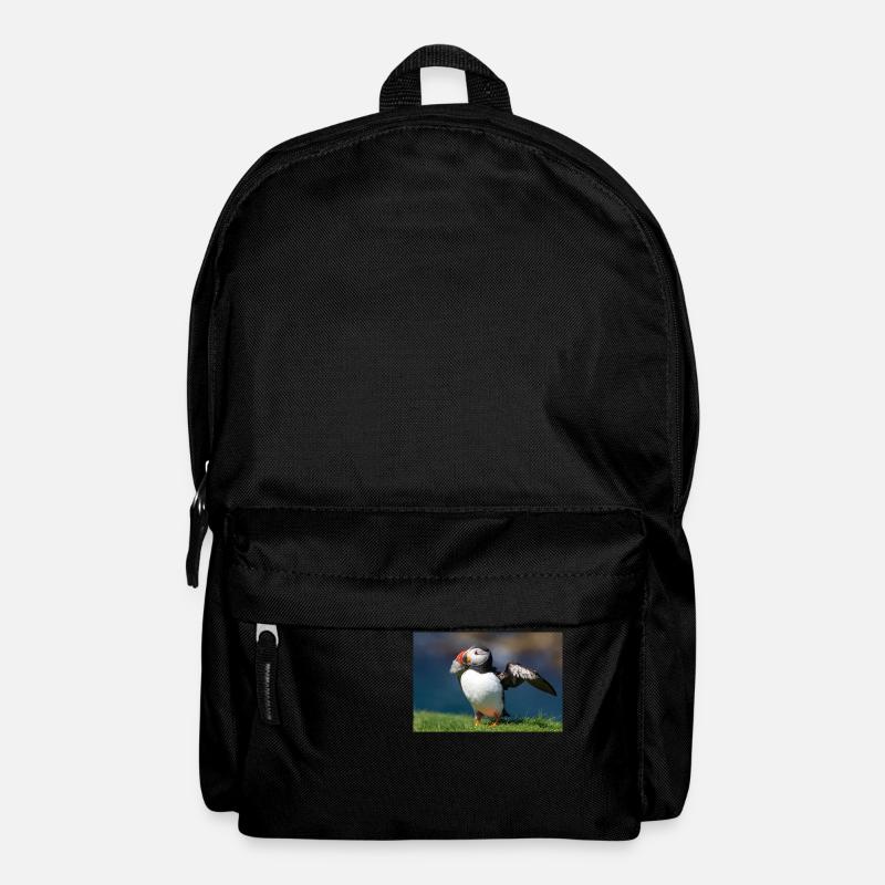 Papageientaucher - Rucksack - Schwarz