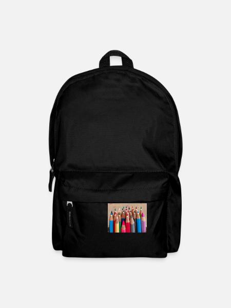 Buntstifte - Rucksack - Schwarz