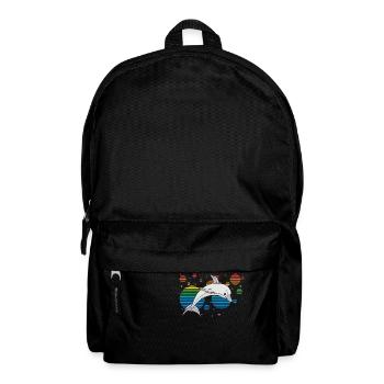Delfin - Rucksack - Schwarz - Vorne