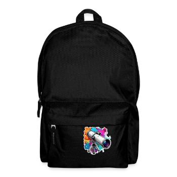 Telescope / Telescope / Astronomy / Starry Sky - Backpack - black - Front