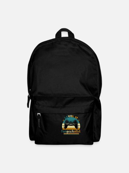 Level 17 Freigeschaltete Geschenkidee 17 Jahre - Rucksack - Schwarz