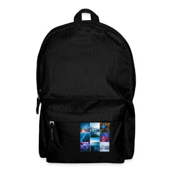 Christmas at the lake - Backpack - black - Front