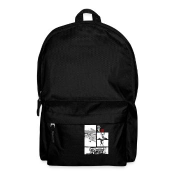 Omedeto manga for black - Backpack - black - Front