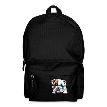 Dogs English Bulldog Dog Mastiff Dog Owner - Backpack - black - Front