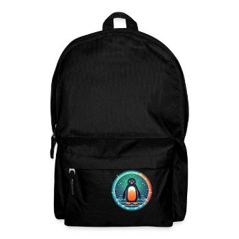 Penguin Surrounded by Snow, Love Penguins - Backpack - black - Front