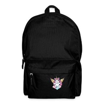 Licorne Einhorn Kawaii - Rucksack - Schwarz - Vorne