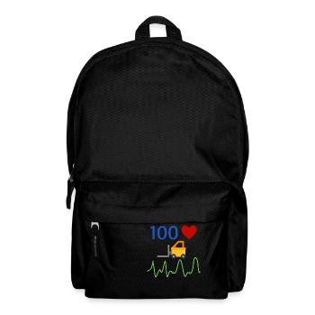 Gabelstaplerfahrer - Rucksack - Schwarz - Vorne