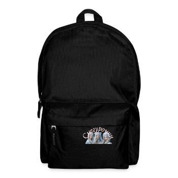 Drei gut aussehende Frauen, nette Mädchen im Winter - Rucksack - Schwarz - Vorne