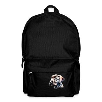 Labrador Propriétaire Chiot Labrador Retriever - Sac à dos - noir - Devant