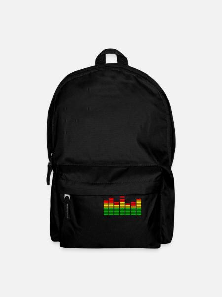 Reggae Musik Rastafari Jamaika - Rucksack - Schwarz