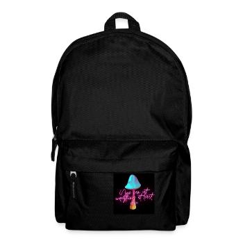 Mushroom - Rucksack - Schwarz - Vorne