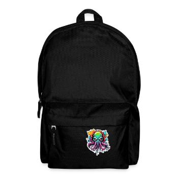 Cthulhu / Demon / Fantasie / Horror / tentakelig - Rucksack - Schwarz - Vorne