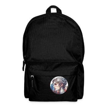 Femme / Dame / Blonde / Jolie / Féminine / Féminine - Sac à dos - noir - Devant