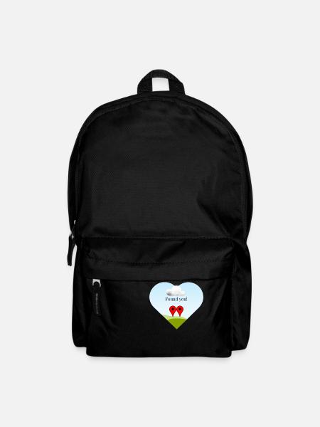 Valentinsgruß - Rucksack - Schwarz