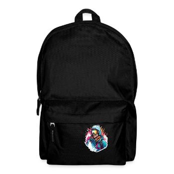 Snowboarder / Winter Sports / Piste / Snow / Alps - Backpack - black - Front