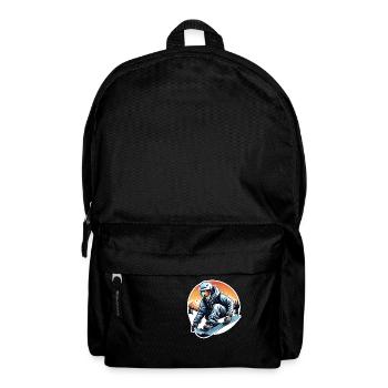 Snowboarder / Winter Sports / Piste / Snow / Alps - Backpack - black - Front