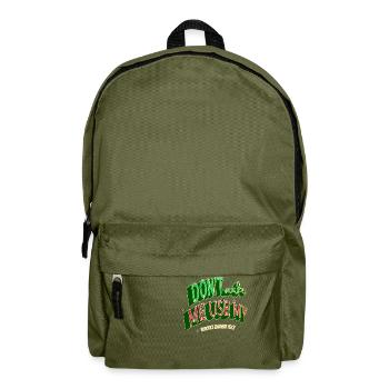 Beach Sayings Christmas Dinosaur Fan Humor Baby - Backpack - olive green - Front