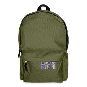 geschenk alkoholische getränke - Rucksack - Olivgrün - Vorne