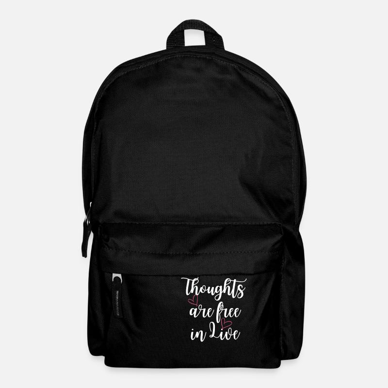 Thoughts are free - Backpack - black