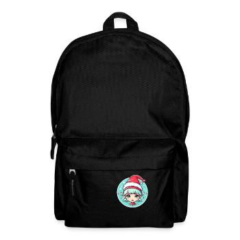 Elf Christmas Illustration - Backpack - black - Front