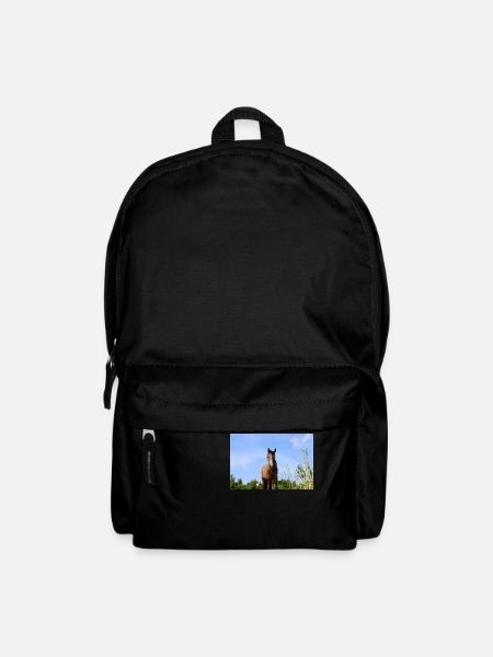 Pferd - Rucksack - Schwarz
