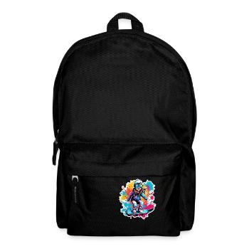 Snowboarder / Winter Sports / Piste / Snow / Alps - Backpack - black - Front