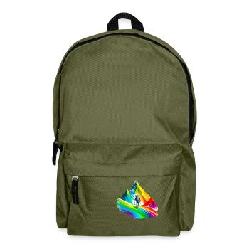 Mountaineering, hiking - Backpack - olive green - Front