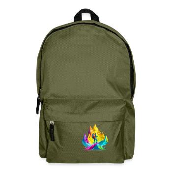 Hiking, mountaineering - Backpack - olive green - Front