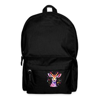 Süsses buntes Reh - Rucksack - Schwarz - Vorne