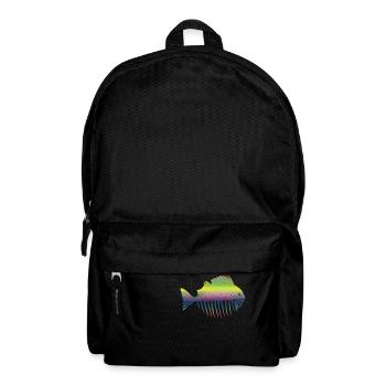 Fisch - Rucksack - Schwarz - Vorne