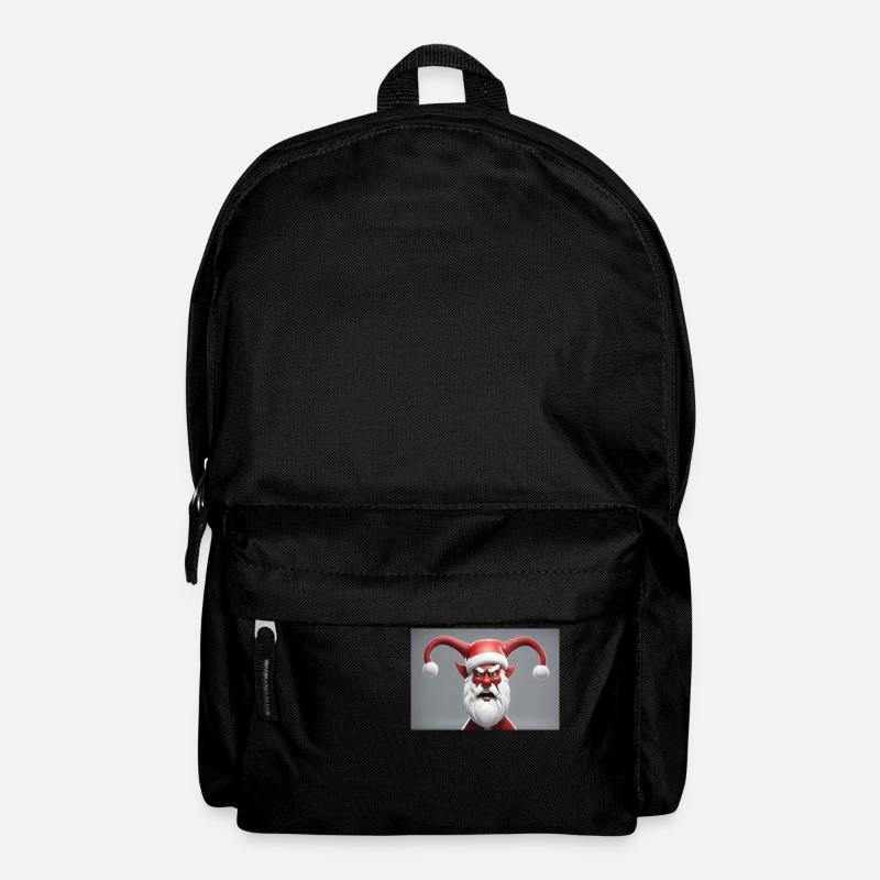 Wütender Weihnachtsmann - Rucksack - Schwarz